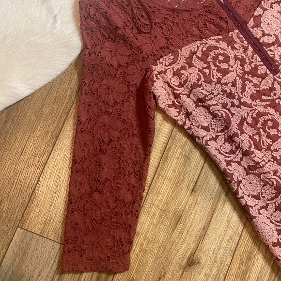 Free People Love You To Pieces dress is a floral, lace bodycon mini dress - Picture 4 of 9